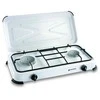 Kemper Enamelled Stove With Lid Power 2.6 kW Number of burners/cooking zones 2, Inox, Gas
