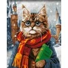 Tapyba pagal numerius Wizardi Beldizart Piešimas pagal skaičius rinkinys „Magijos mokykla“ 40x50 cm W062 0125