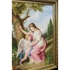 Beldizart Skaičiuotos kryžiuko siuvinėjimo rinkinys "Moteris ir Kupidonas. 1792" 41x51,8 cm S/MK095