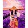 Tapyba pagal numerius Wizardi Beldizart Piešimas pagal skaičius rinkinys Levandų aromatai 40x50 cm W014