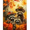 Beldizart Deimantinė tapyba su porėmiu "Meškėnų trio" 40x50 cm DP426