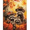 Beldizart Deimantinė tapyba su porėmiu "Meškėnų trio" 40x50 cm DP426