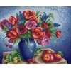 Beldizart (Nutraukta) Deimantų tapyba su porėmiu "Natiurmortas su aguonomis" 40*50 cm DP041