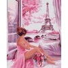 Beldizart Deimantinis paveikslas su porėmiu "Rožinė aušra" 40*50 cm DP055