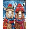 Beldizart (Nutraukta gamyba) Deimantinė mozaika su porėmiu 40x50 cm Lamas DP407