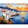 Beldizart Deimantinės mozaikos rinkinys su porėmiu "Graikija" 30x40 cm VA925