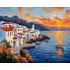 Beldizart Deimantinės mozaikos rinkinys su porėmiu "Graikija" 30x40 cm VA925