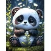 Wizardi Beldizart Deimantų mozaikos rinkinys "Panda" 30x40 cm WD3073