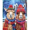 Beldizart (Nutraukta gamyba) Deimantinė mozaika su porėmiu 40x50 cm Lamas DP407