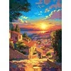 Beldizart Deimantinio tapybos rinkinys su porėmiu "Virš jūros" 30x40 cm VA914