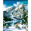 Beldizart (Nutrauktas) Deimantinė tapyba su porėmiu 40x50 cm Žiema kalnuose DP406