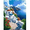 Beldizart Deimantinės tapybos rinkinys su porėmiu "Graikija" 30x40 cm VA857