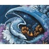 Wizardi Beldizart Deimantinis paveikslėlio rinkinys Drakonas sargas 50*40 cm WD3070