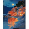 Beldizart Diamond Painting rinkinys su porėmiu "Pakrantės vaizdas" 30x40 cm VA897