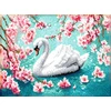 Beldizart Diamond Painting rinkinys su subframe "Gulbė" 30x40 cm VA854