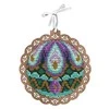 MP Studia Beldizart Karoliukais siuvinėtas ant medinio pagrindo "Peacock charm" SO-087