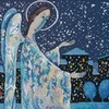 Oven Beldizart Kryželio rinkinys "Kalėdinis angelas" 25×25 cm S1685
