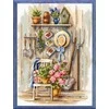 Beldizart Ristinai siuvinėjimo rinkinys "Kaimo kampelis" 25x34 cm S/MD021