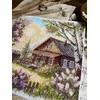 Beldizart Siuvinėjimo kryželiu rinkinys "Violetų kvapas" 21,5 x 22,5 cm SANA-12