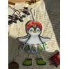 Beldizart Kryželiu siuvinėjimo rinkinys "Pingvinas su girlianda" 11 х 14,5 cm SANP-70