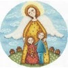 Beldizart Kryželiu siuvinėjimo rinkinys "Vaikystės amuletas" 19 x 19 cm SANA-10