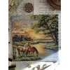 Beldizart Kryželių siuvinėjimo rinkinys "Gimtosios žemės" 19 х 19 cm SANR-58