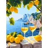 Beldizart (Nutrauktas) Deimantinės mozaikos rinkinys su porėmiu "Jūros vaizdas" 30x40 cm VA867