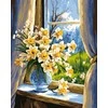 Tapyba pagal numerius Wizardi Beldizart Dažymo pagal skaičius rinkinys "Narcizai saulės šviesoje" 40x50 cm W093 0326