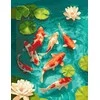 Beldizart Deimantinės tapybos rinkinys su porėmiu "Koi Karpiai" 30x40 cm VA927