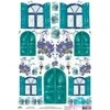 Beldizart Ryžių kortelė dekupažui "Durys ir langai Nr. 5" dydis: 21*30 cm AM400336D