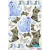 Beldizart Ryžių kortelė dekupažui "Ištikimas draugas" dydis: 21*30 cm AM400307D