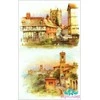 Beldizart Ryžių kortelė dekupažui "Kraštovaizdis Nr. 3" 21x29 cm AM400063D