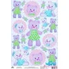 Beldizart Ryžių kortelė dekupažui "Mažoji koketė" dydis: 21*30 cm AM400316D