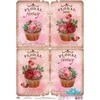 Beldizart Ryžių kortelė dekupažui "Saldžios rožės shabby chic" dydis: 21*30 cm AM400256D