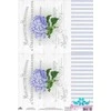 Beldizart Ryžių kortelė dekupažui "Vintage motives, hydrangeas No. 1" dydis: 21*30 cm AM400343D