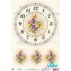 Beldizart Ryžių kortelė dekupažui "Vintage motyvai, ciferblatas su violetiniu skaičiumi 1" dydis: 21*30 cm AM400412D