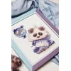 Beldizart (Nutrauktas) Kryželiu siuvinėjimo rinkinys "Panda su kamuoliu" 16.8 × 13.6 cm S/VK059