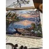 Beldizart Kryželių siuvinėjimo rinkinys "Ramus krantas" 19 x 18,5 cm SANT-21