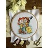 Beldizart Kryželiu siuvinėjimo rinkinys "Močiutės keliautojos" 12 х 14 cm SANB-28