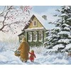 Beldizart Kryželiu siuvinėjamas rinkinys "Tyli laimė" 28,5 х 24 cm SANT-20