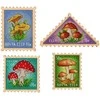 MP Studia Beldizart Kryželiu ant medinio pagrindo "USSR stamps. Magnets" SO-115