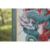 Beldizart Skaičiuotos kryžiukų siuvinėjimo rinkinys "Drakonas ir sakura" 20,3x36,2 cm S/MG026
