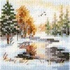 Alisa Beldizart Kryželiu siuvinėjimo rinkinys „Atėjo žiema. Miške“ S0-236