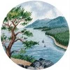 Oven Beldizart Kryželio siuvinėjimo rinkinys "Baikalo ežeras" S1519