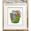 Oven Beldizart Kryželiu siuvinėjimo rinkinys "Vasara stiklainyje" 13x15 cm S1657