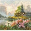 Beldizart Kryželiu siuvinėjimo rinkinys "Rūko šalis" 19x19 cm SANK-69