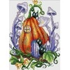 MP Studia Beldizart Kryželių siuvinėjimo rinkinys "Moliūgų namas" 19x14 cm SM-752