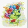 MP Studia Beldizart Siuvinėjimo kryželiu rinkinys "Romantiškas drakonas" 15x15 cm SM-758 (D)