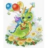 MP Studia Beldizart Ristinytės siuvinėjimo rinkinys "Gėlių pievoje" 18x15 cm SM-759 (D)
