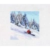 MP Studia Beldizart Kryželio siuvinėjimo rinkinys "Ant kalno šlaito" 11x11 cm SM-987